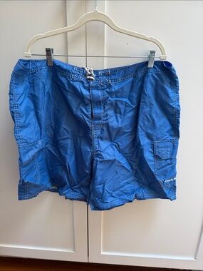 Polo by Ralph Lauren Blue Cargo Swim Shorts